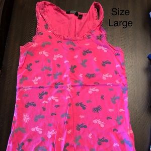 Large juniors Fox Racing Tank top pink